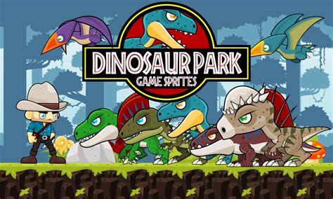 Dinosaur Park - Game Sprites - GameArt2D.com