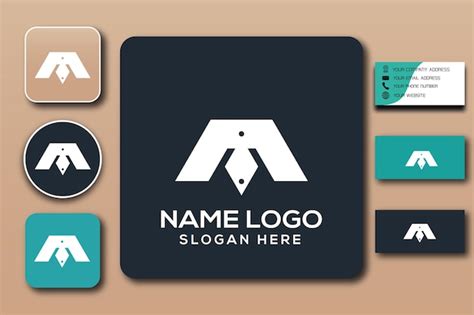 Premium Vector | M monogram logo template