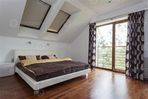 Bedroom with balcony 1258850 Stock Photo at Vecteezy