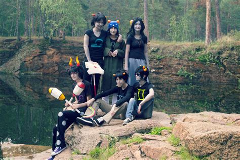 Homestuck Group Cosplay - Beta Trolls by NameLessChemist on DeviantArt