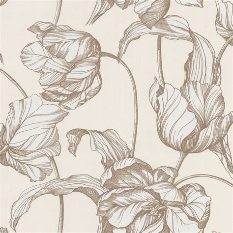 Graham & Brown Laurence Llewelyn-Bowen Harem Tulips Wallpaper 20-448 ...