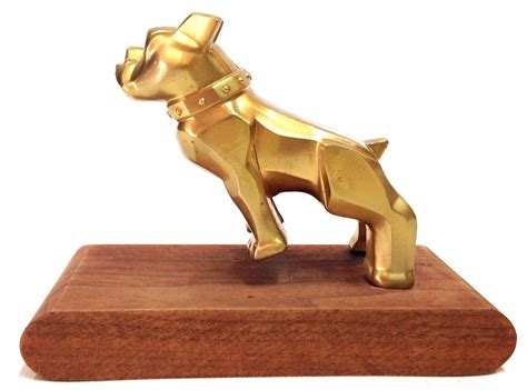 Vintage GOLD MACK TRUCK Bulldog 87931 Hood Ornament or Paperweight | eBay