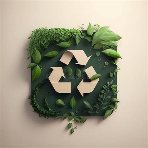 Green Recycling Icon, Symbol on a White Background Stock Illustration - Illustration of recycle ...