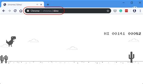 How to Play the Google Chrome “Dinosaur Game” Easter Egg