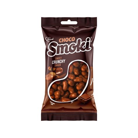 Štark Choco Smoki puffed snack with peanuts | Smoki preliven čokoladom 40g | Magaza Online