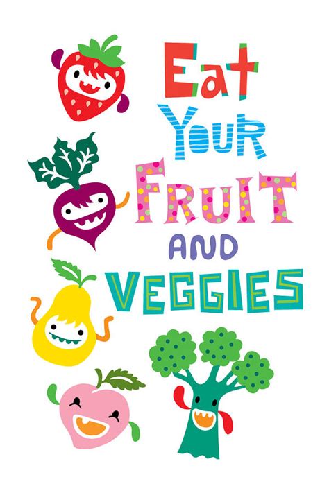 Eating vegetables clipart