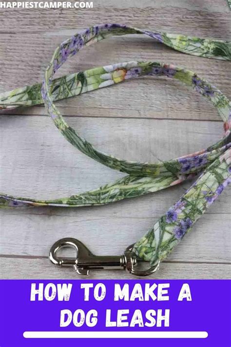 How To Make A Dog Leash - An Easy Sewing Project | Dog collar diy ...