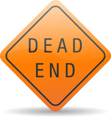 Download Dead-End, Road Sign, Roadsign. Royalty-Free Vector Graphic - Pixabay