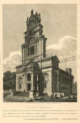 St Anne's Church, Limehouse, London stock image | Look and Learn