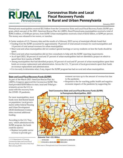 Fact Sheets - Center for Rural PA