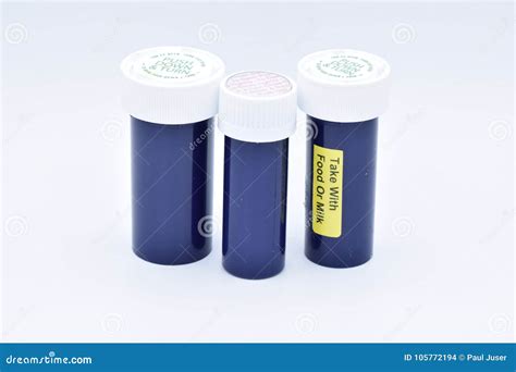 Empty Prescription Pill Bottles Stock Photo - Image of pharmacy ...