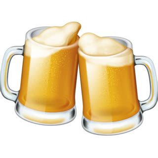 🍻 Clinking Beer Mugs Emoji on Facebook 3.0