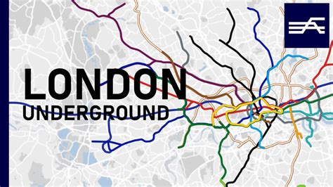 Evolution of the London Rapid Transit (Underground, Overground) 1863 ...