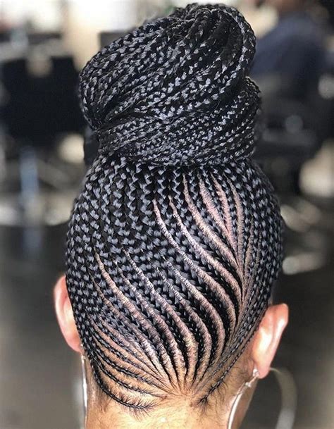 Lemonade Braids Ponytail #braidedhairstyles | African hair braiding styles, African braids ...