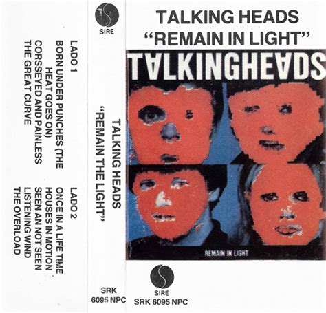 Talking Heads - Remain In Light (1980, Cassette) | Discogs