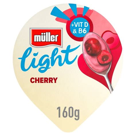 Muller Light Smooth Cherry Yoghurt 175g from Ocado