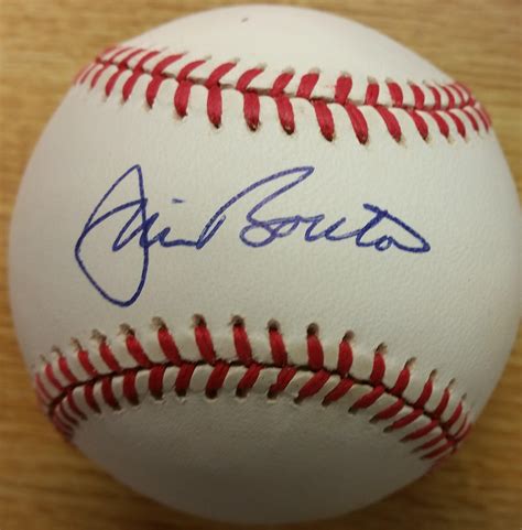 Jim Bouton Signed Baseball, Autographed MLB Baseballs