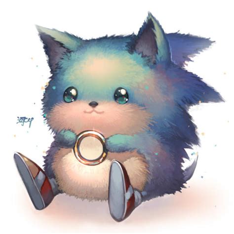 Smol fat Sonic speedpaint by kawacy on DeviantArt