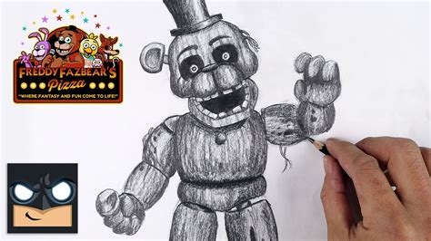 How To Draw Phantom Freddy - FNAF Sketch Tutorial (Step by Step)