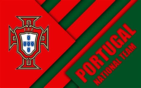 Download Portugal National Football Team Logo Art Wallpaper | Wallpapers.com