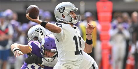 Gardner Minshew Named Las Vegas Raiders' Week 1 Starting Quarterback