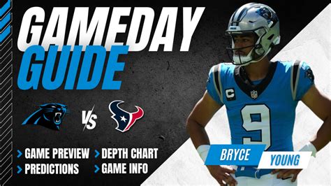 Gameday Guide: Carolina Panthers vs. Houston Texans - Sports ...