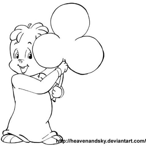 Theodore from Alvin and the Chipmunks coloring page | Free Printable ...