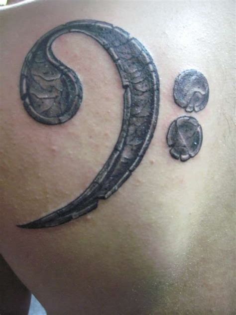 31 best Bass Clef Guitar Tattoo images on Pinterest | Guitar tattoo ...