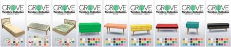 Grove Furniture Collection by Peacemaker IC at Simsational Designs ...