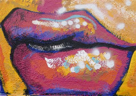 Graffiti Lips Free Stock Photo - Public Domain Pictures