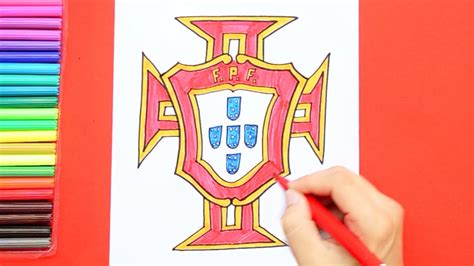 How to draw Portugal National Football Team Logo - YouTube