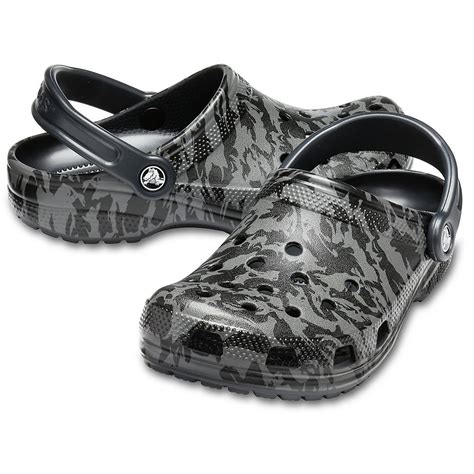 Crocs Classic Printed Camo Clog Grey buy and offers on Dressinn