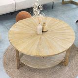 Wayfair | Country / Farmhouse Round Coffee Tables You'll Love in 2022