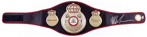 Mike Tyson Signed Full-Size WBA Championship Belt (PSA COA) (Imperfect) | Pristine Auction