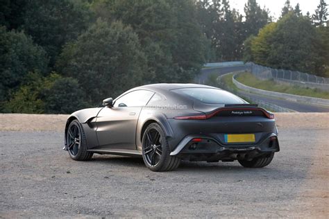 2023 Aston Martin V12 Vantage Spied With Central Exhaust System, Debut ...