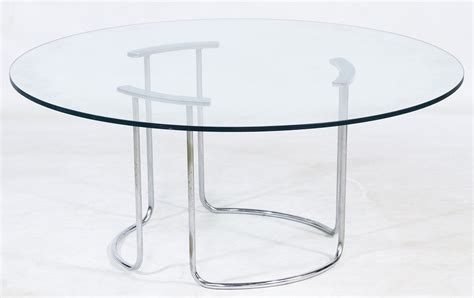 Mid-Century Modern Chrome and Glass Coffee Table | Glass coffee table ...