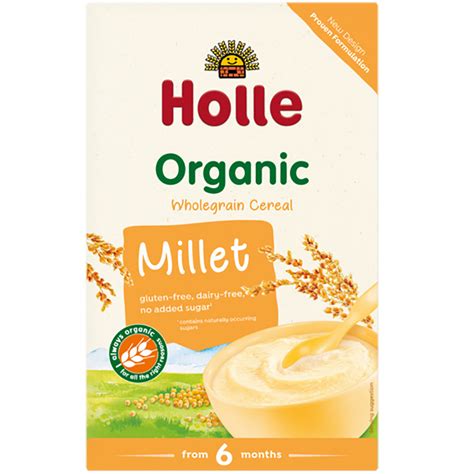 Holle Organic Wholegrain Cereal Millet - 250g - Holle