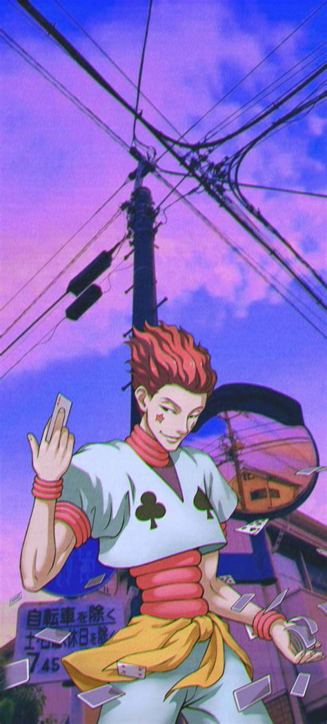 Hunter x Hunter [Hisoka] iPhone Wallpaper *aesthetic* | Anime wallpaper iphone, Aesthetic anime ...