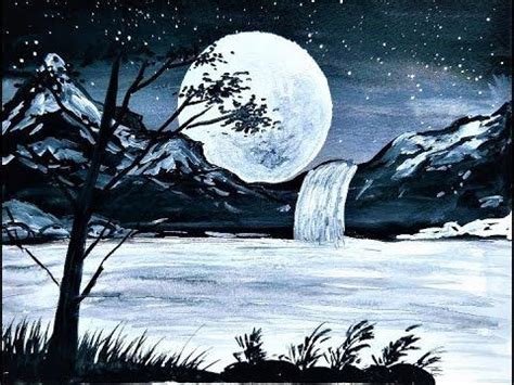 Black And White Scenery Art