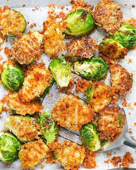 Crispy Parmesan Roasted Brussels Sprouts – Mess in the Kitchen