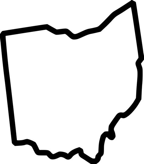 Ohio Outline Vector at GetDrawings | Free download