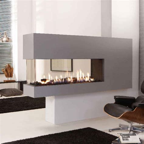 3 Sided Glass Gas Fireplace - Fireplace World