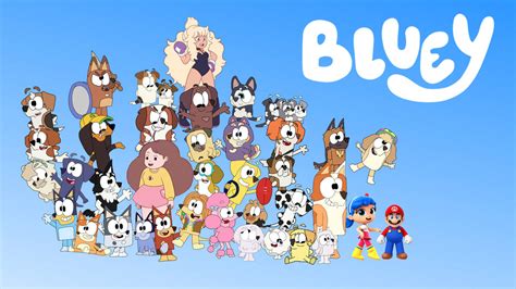 Bluey, Bingo and all of their friends by BlueyChristineHeeler on DeviantArt