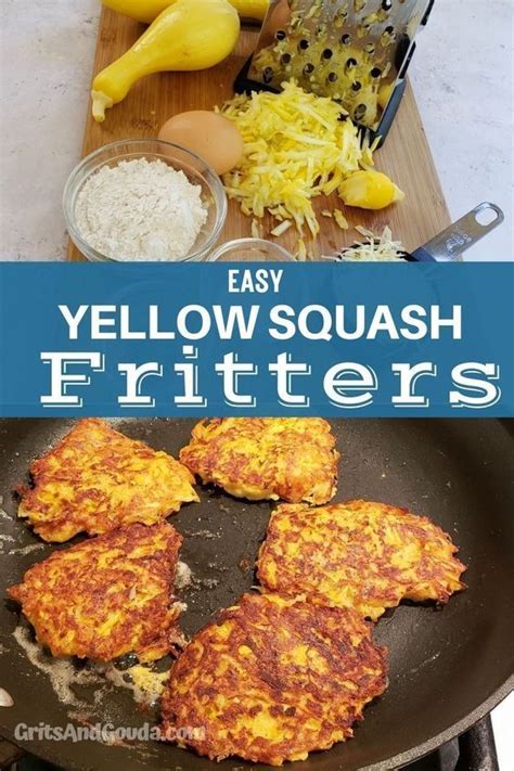 Parmesan Yellow Squash Fritters | Yellow squash recipes, Easy squash recipes, Summer squash recipes