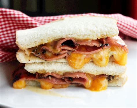 Fried Bologna and Cheese Sandwich - Creole Contessa