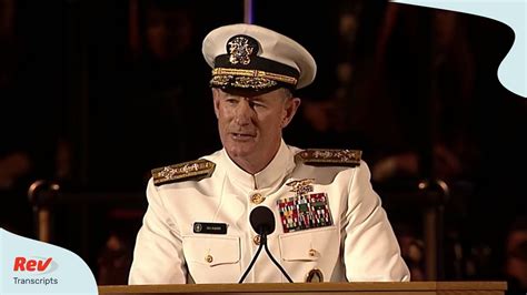 Admiral McRaven "Make Your Bed" Commencement Speech Transcript | Navy seals, Make your bed ...