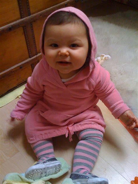 Cute Hoodie Baby 1 | Bella with her pink hoodie outfit. | Ryan Ruppe | Flickr