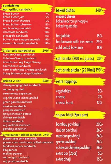 Menu of Octant Pizza, Diwalipura, Vadodara | Dineout discovery