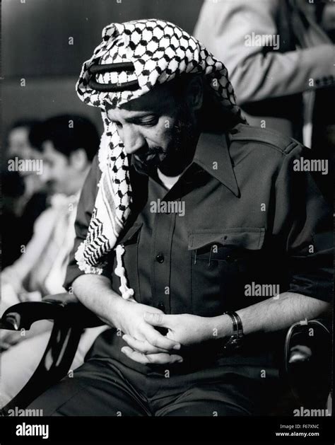 1960 - Yasser Arafat (real name Abed Ar'ouf Arafat) President of Stock Photo: 89914424 - Alamy