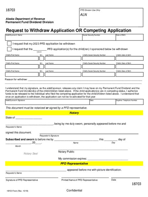 Fillable Online pfd alaska 2023 PFD Forms - Permanent Fund Dividend ...